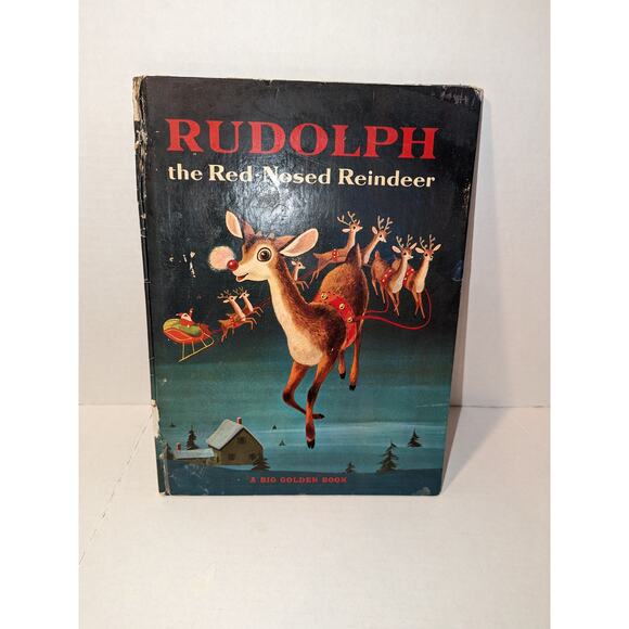 Golden Book | Accents | Vintage 964 Edition Rudolph The Red Nosed ...